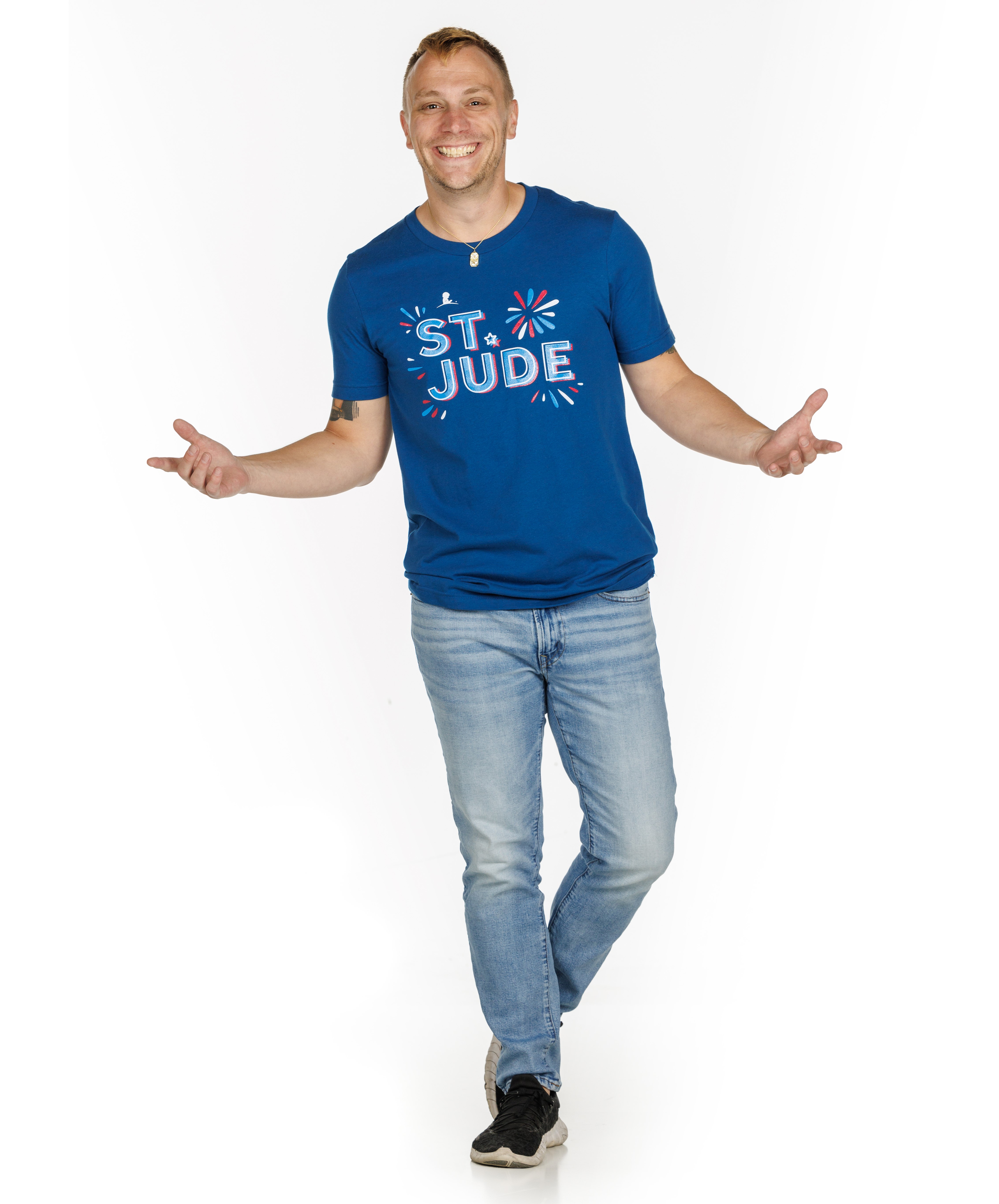 Primary image St. Jude Fireworks Gel Ink T-Shirt